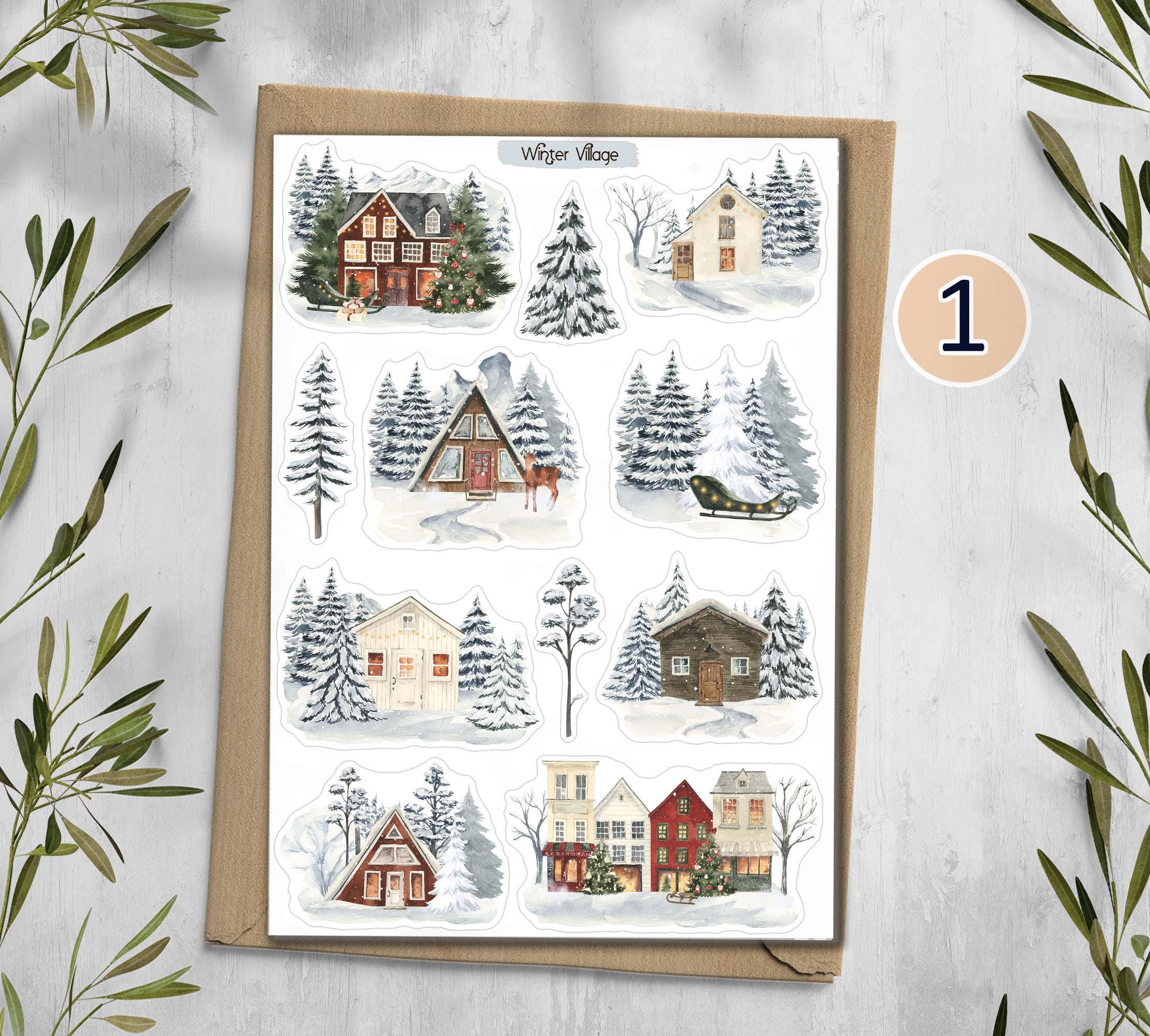 Winter Village Stickers