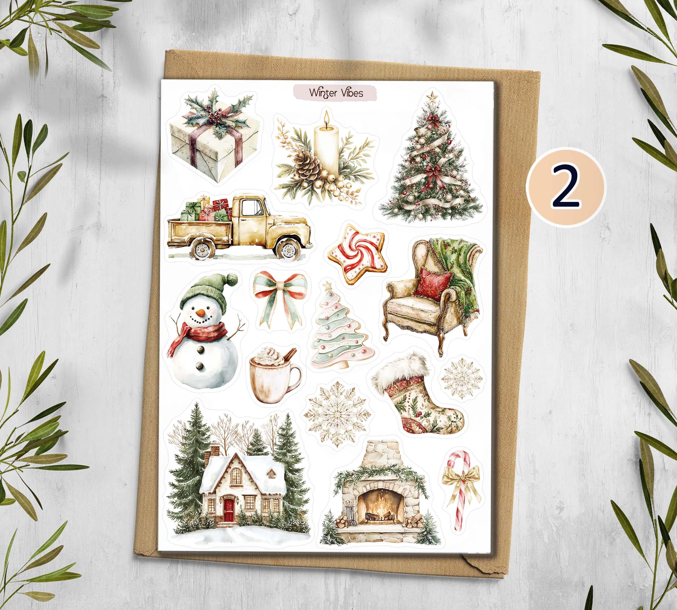 Winter Vibes Stickers