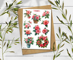 Camelia Flower Stickers