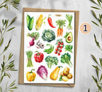 Vegetable & Fruit Stickers