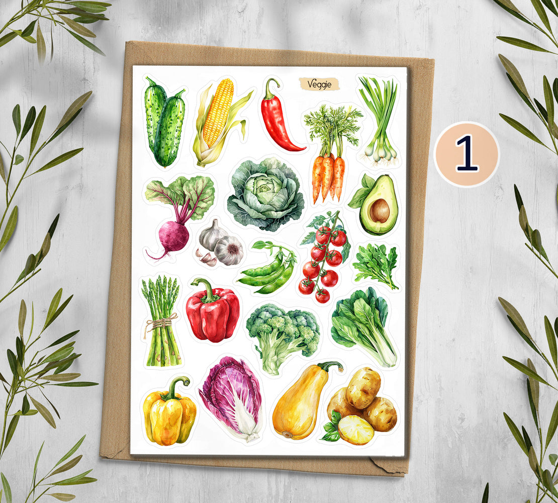 Vegetable & Fruit Stickers