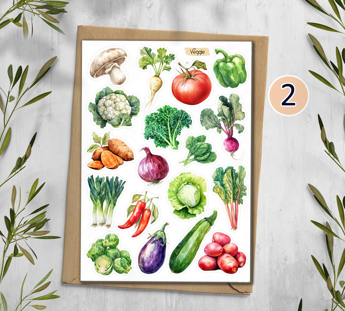 Vegetable & Fruit Stickers
