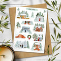 Winter Village Sticker Sheet