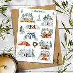Winter Village Sticker Sheet