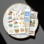 Italian Summer Travel Stickers