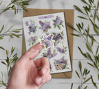 Lilac Garden Stickers: Floral Planner Stickers