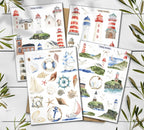 Lighthouse Nautical Stickers