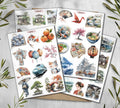Japan Travel Stickers: Handmade Planner, Scrapbook Decals
