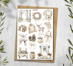 Soft Fall Stickers. Autumn Stickers. Fall Stickers. Farmhouse Stickers. Autumn Planner Stickers. Brown Sticker