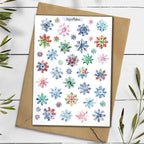 Snowflake Sticker Sheet