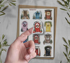 Christmas Door Stickers