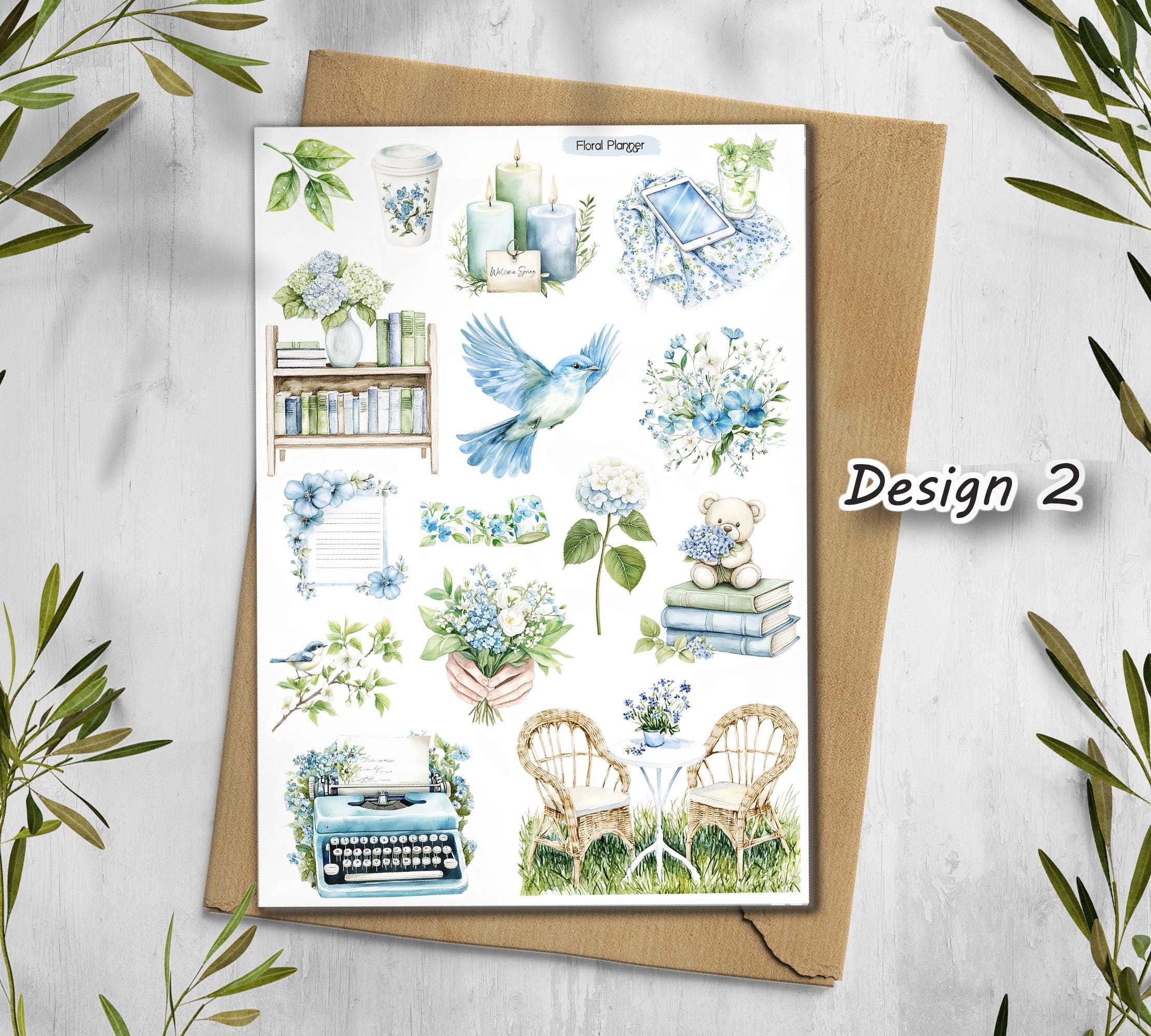 Spring Floral Planner Sticker