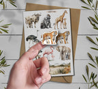 Safari Animal Stickers