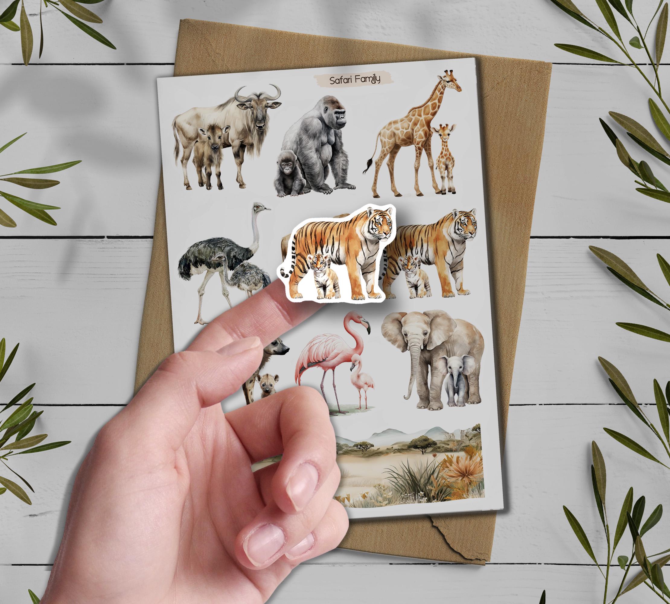 Safari Animal Stickers