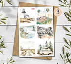 USA Travel Sticker Sheet: Scrapbook Planner Stickers