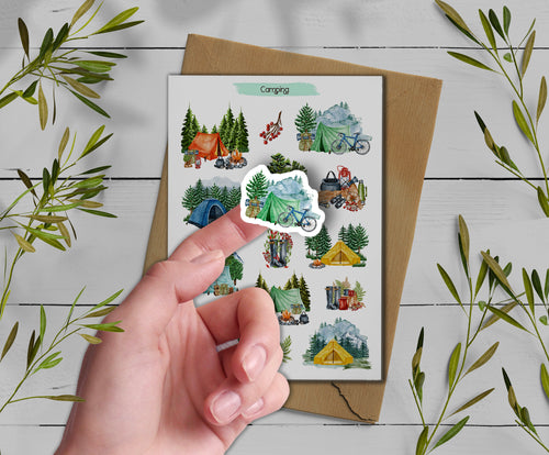 Camping Stickers 00237