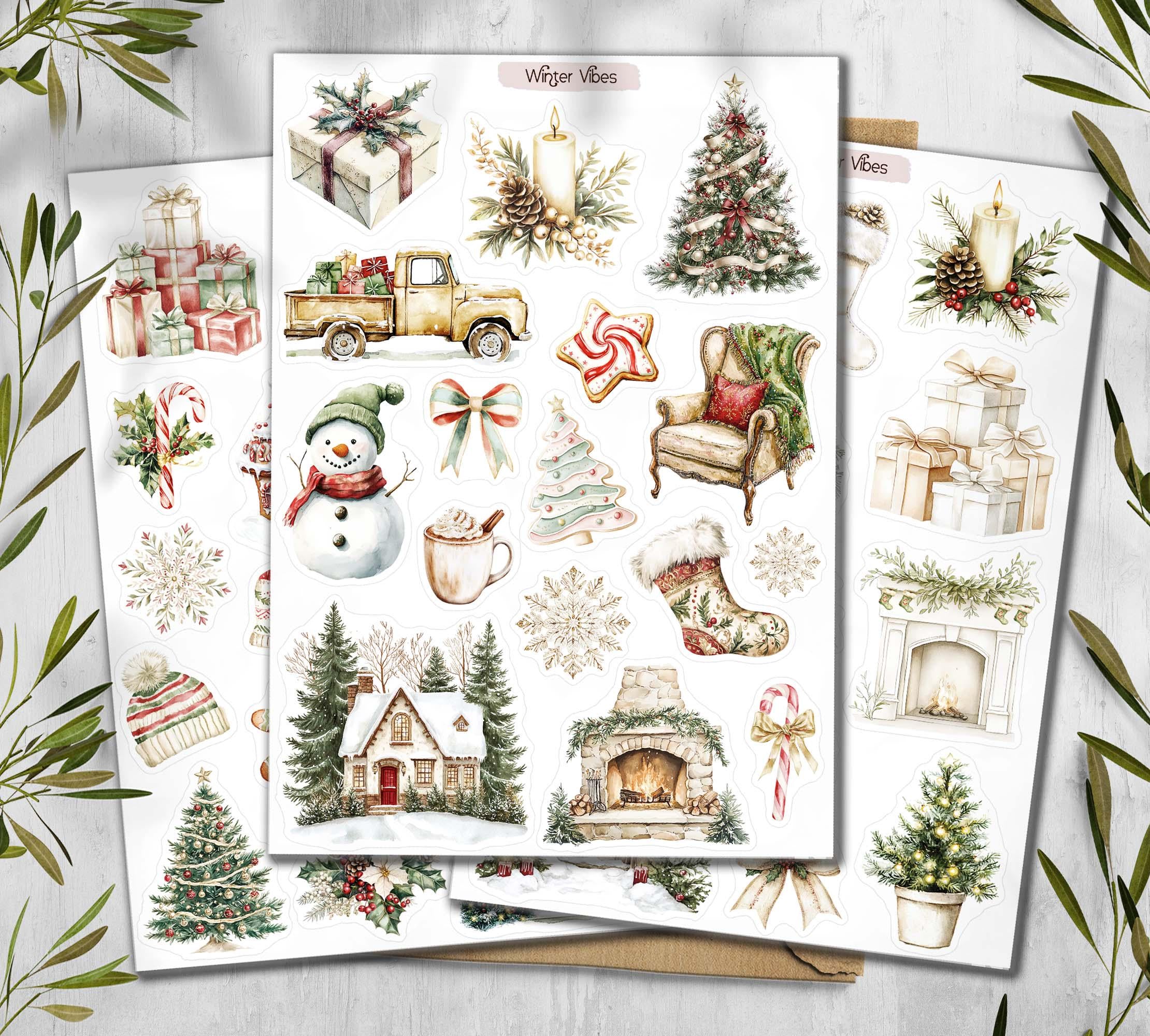 Winter Vibes Stickers