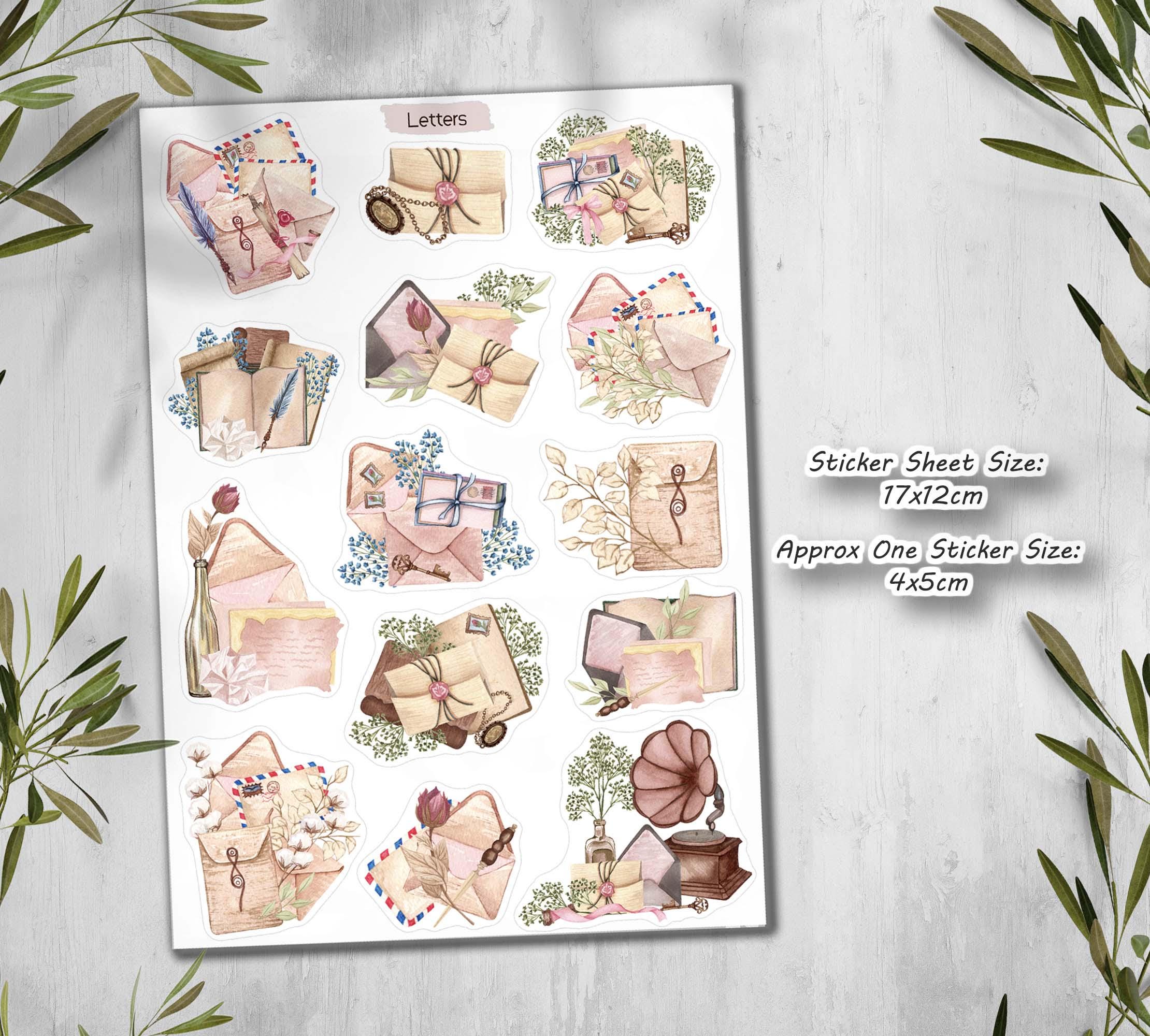 Floral Envelope Stickers