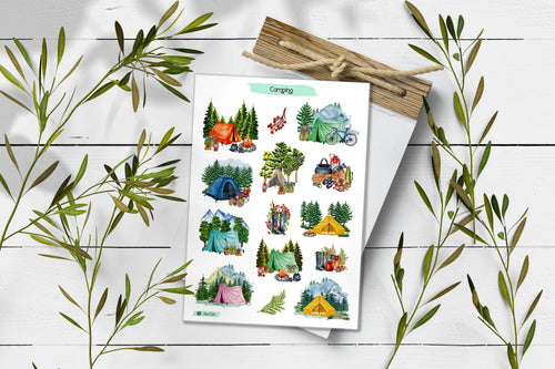 Camping Stickers