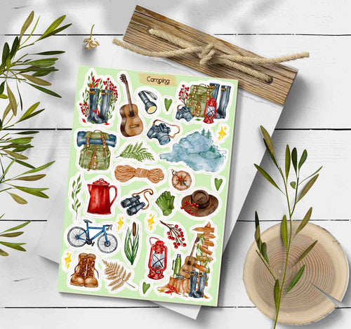 Camping Sticker 00260