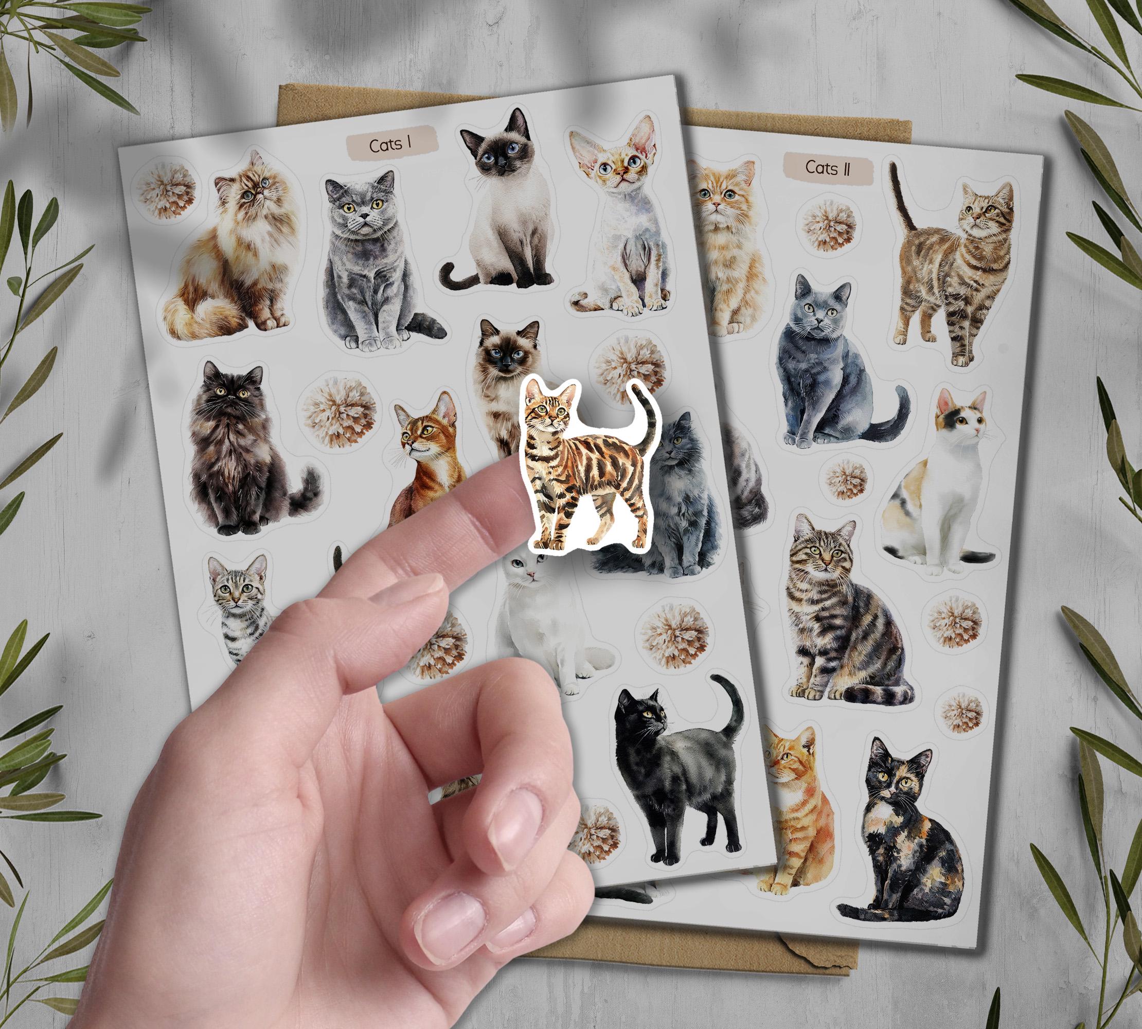Cats Sticker Sheet