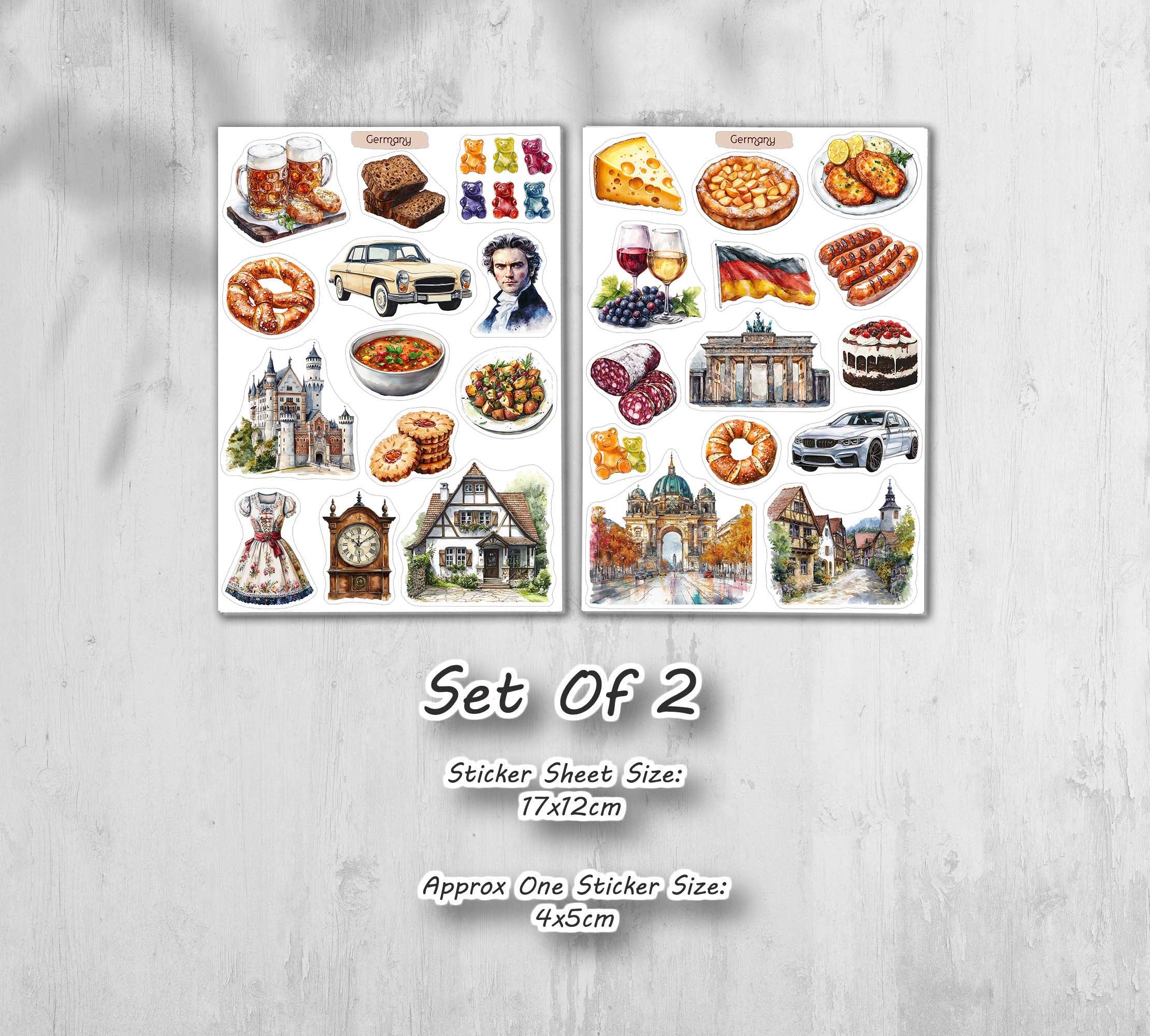 Germany Travel Stickers| Berlin, Bavaria Stickers