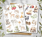 Spring Forest Animals Stickers 00280