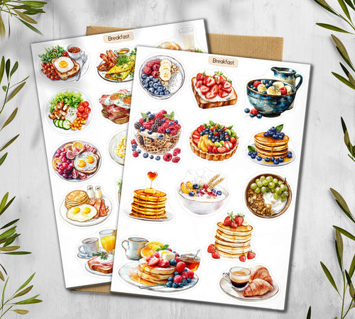 Breakfast Stickers 00290