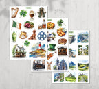 Ireland Travel Stickers| Dublin| Europe Stickers