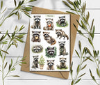 Raccoon Stickers