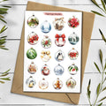 Christmas Baubles Stickers