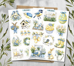 Hello Spring Floral Planner Stickers