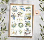 Hello Spring Floral Planner Stickers