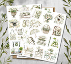 Spring Notion Floral Planner Stickers