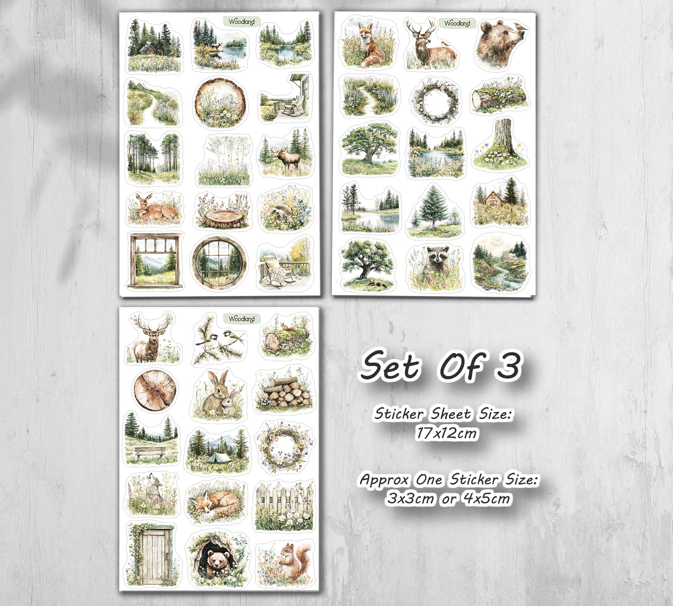 Woodland Stickers