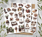 Chocolate Stickers. Sweets Planner Stickers