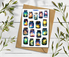 Fairy Jar Stickers: Magic Potion Bottles, Scrapbooking