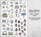 Mystery Garden Stickers Planner Decal
