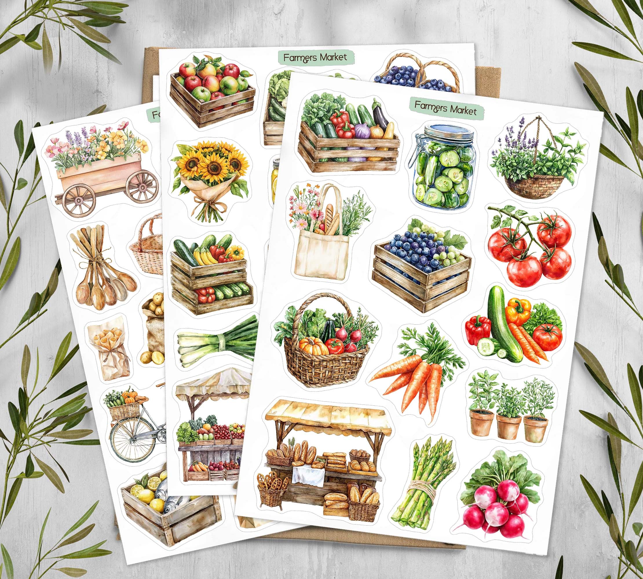 Farmers Market stickers