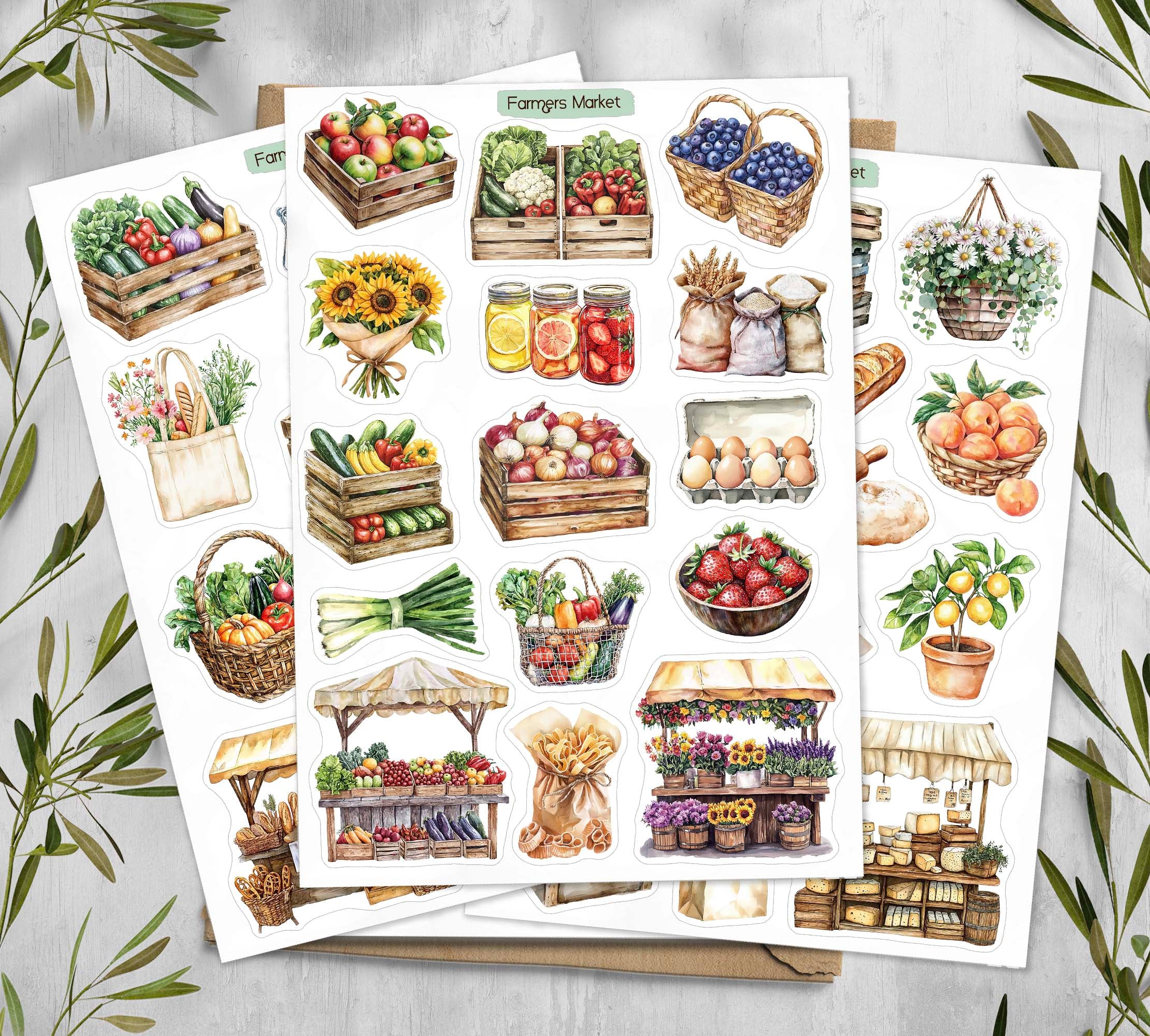 Farmers Market stickers