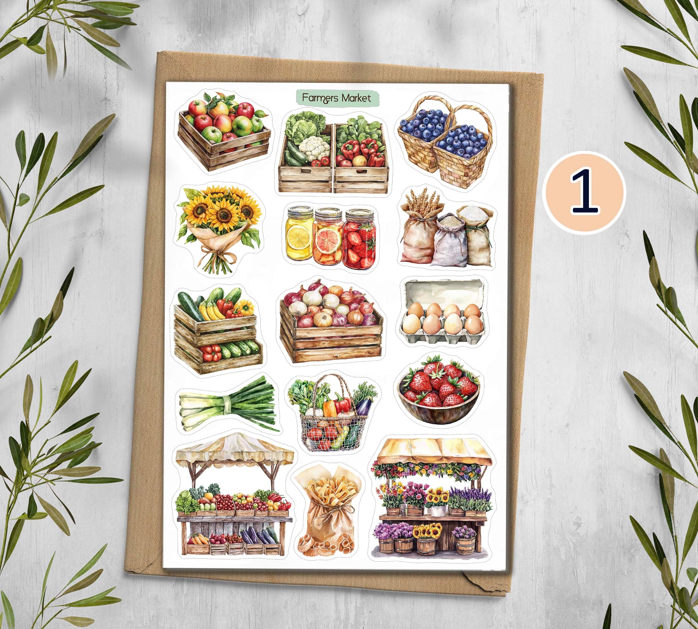 Farmers Market stickers
