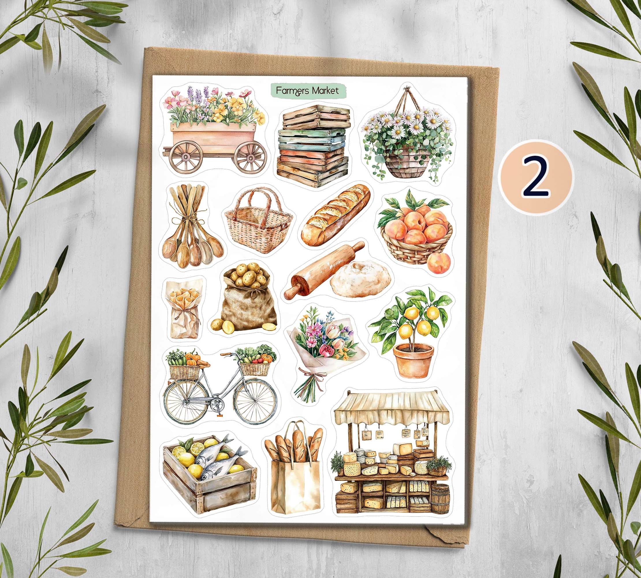 Farmers Market stickers