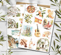 Spain Travel Stickers: Mediterranean Holiday, Scrapbook Planner