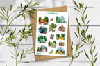 Camping Stickers