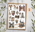Medieval Fall Stickers 00333