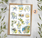 Mediterranean Summer Stickers| Travel Stickers