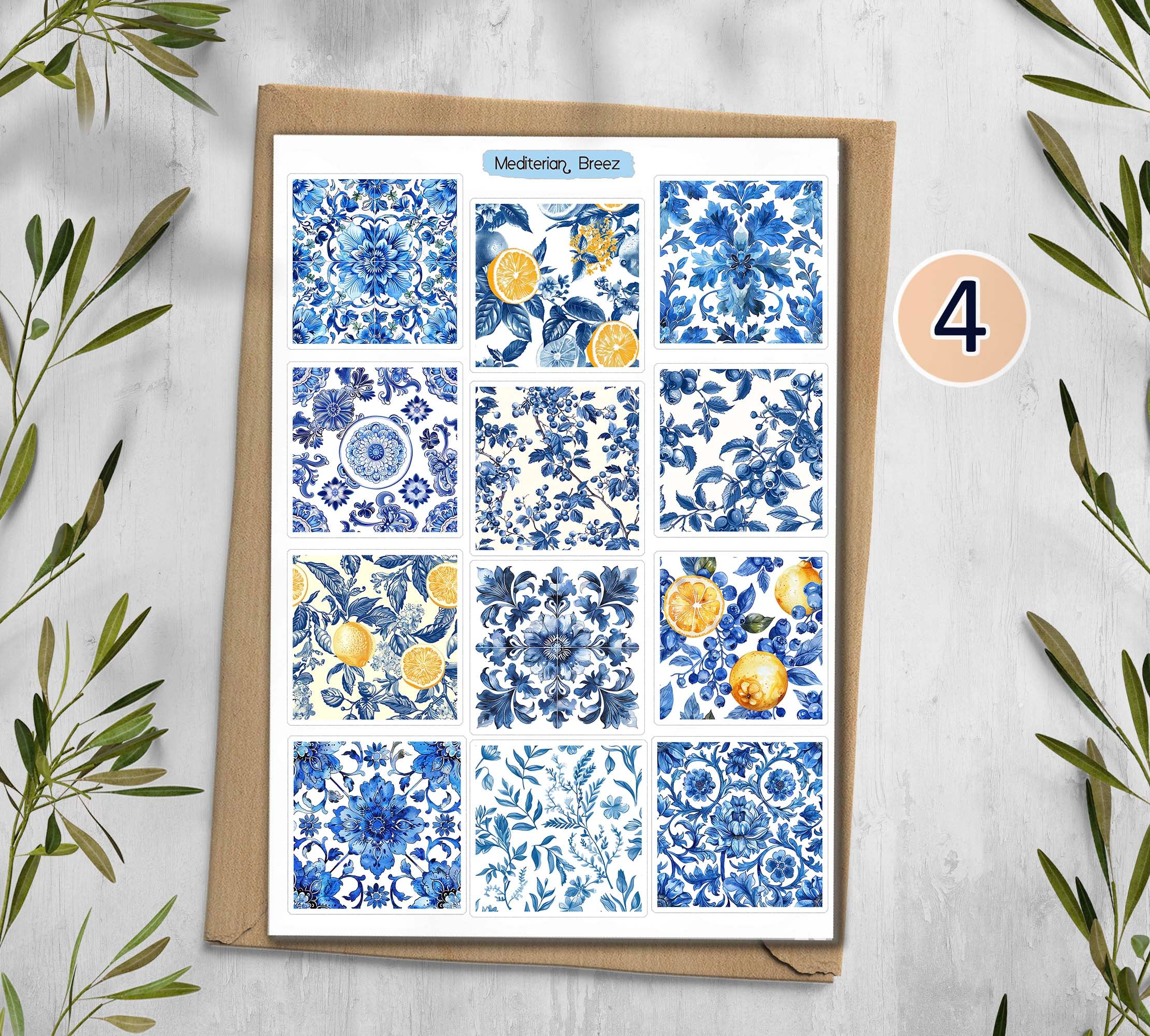 Mediterranean Summer Stickers| Travel Stickers