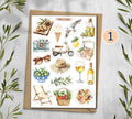 Italian Summer Travel Stickers