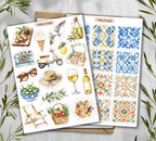 Italian Summer Travel Stickers