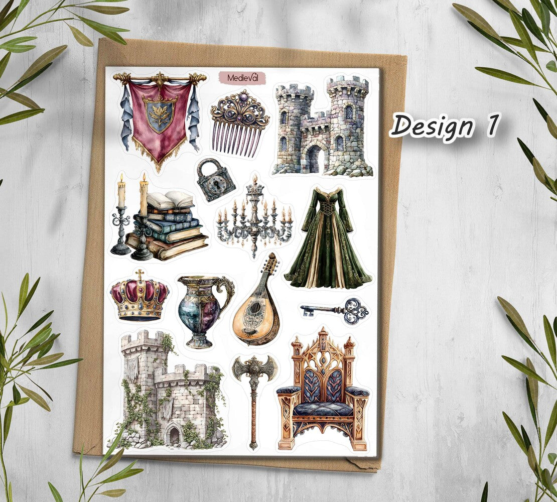 Medieval Witchcraft Stickers 00034